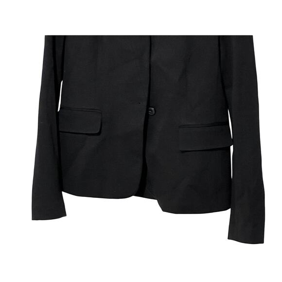 RAG & BONE BLAZER WOMENS SIZE 6 LUCY PONTE STRETCH TWILL BLACK NEW - Picture 8 of 15